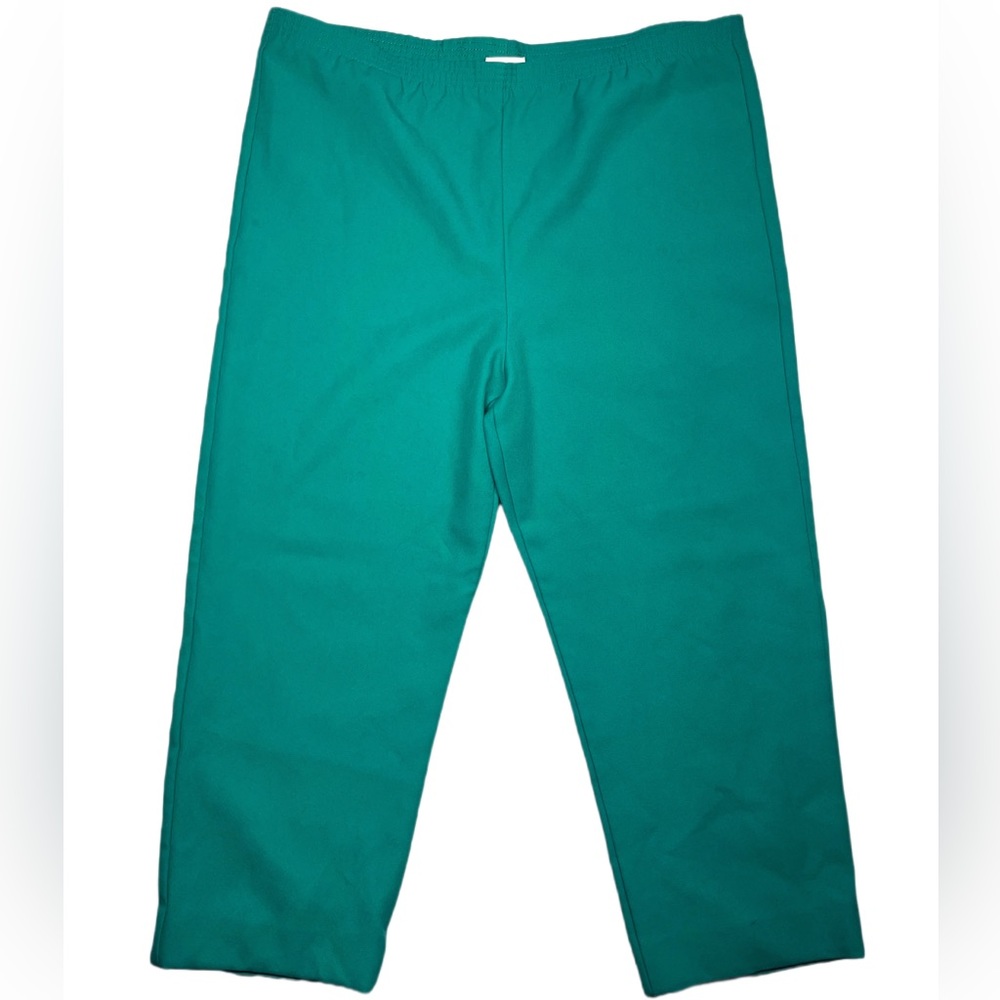 Graff vintage women’s size 18 teal green simple casual pantsuit slacks pants
